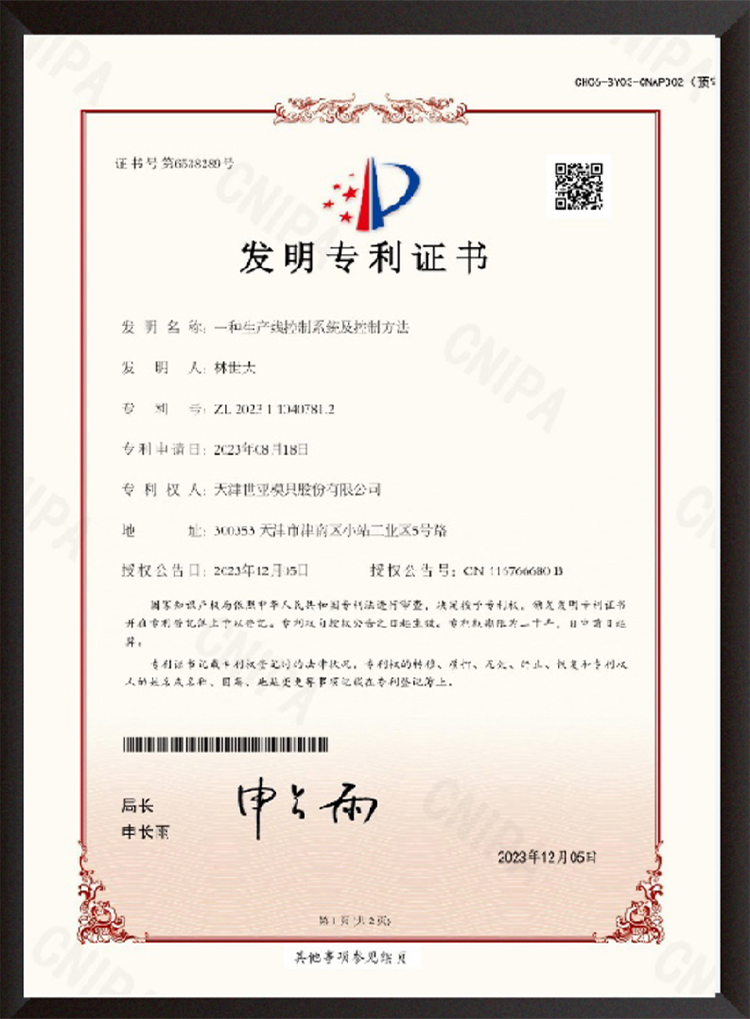 Shiya Group has obtained 12 invention patents